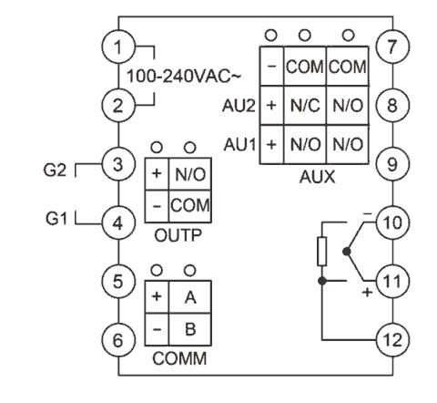 Схема внешних подключений Optumus Drive AI-226D61K60L0S-RU